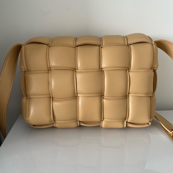 Bottega Veneta padded intreccio leather cassette bag - almond color (beige) - Picture 5 of 9